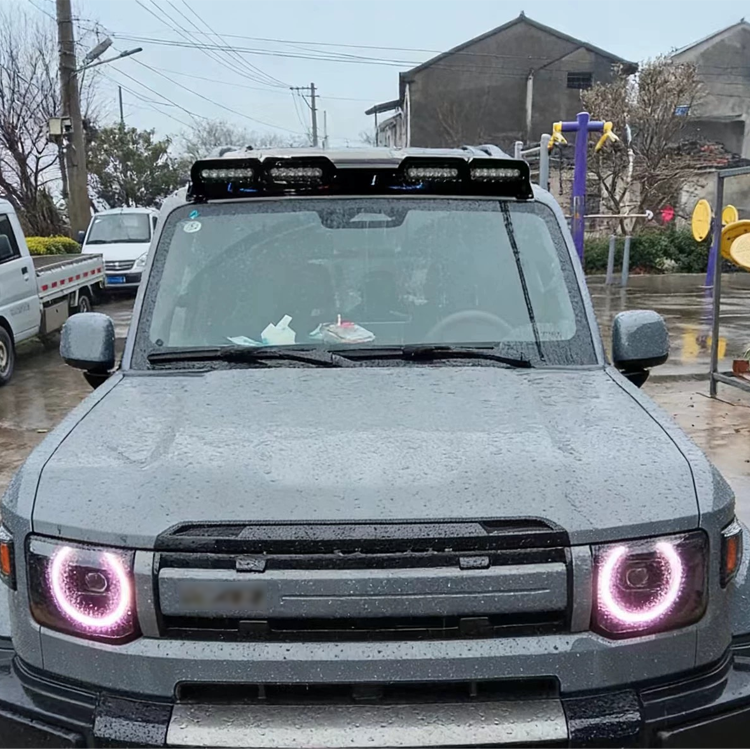 Car Roof Spotlights for Icar V27 ABS Roof Light Bar With LED Spotlights Off Road EV Car Exterior Accessories