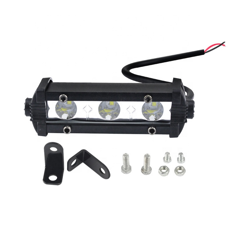 Mini Slim Car Led Work Lighting Bar DRL LED Driving Fog Lamp for Off Road SUV ATV Truck Vehicles Car External Accessories Lights