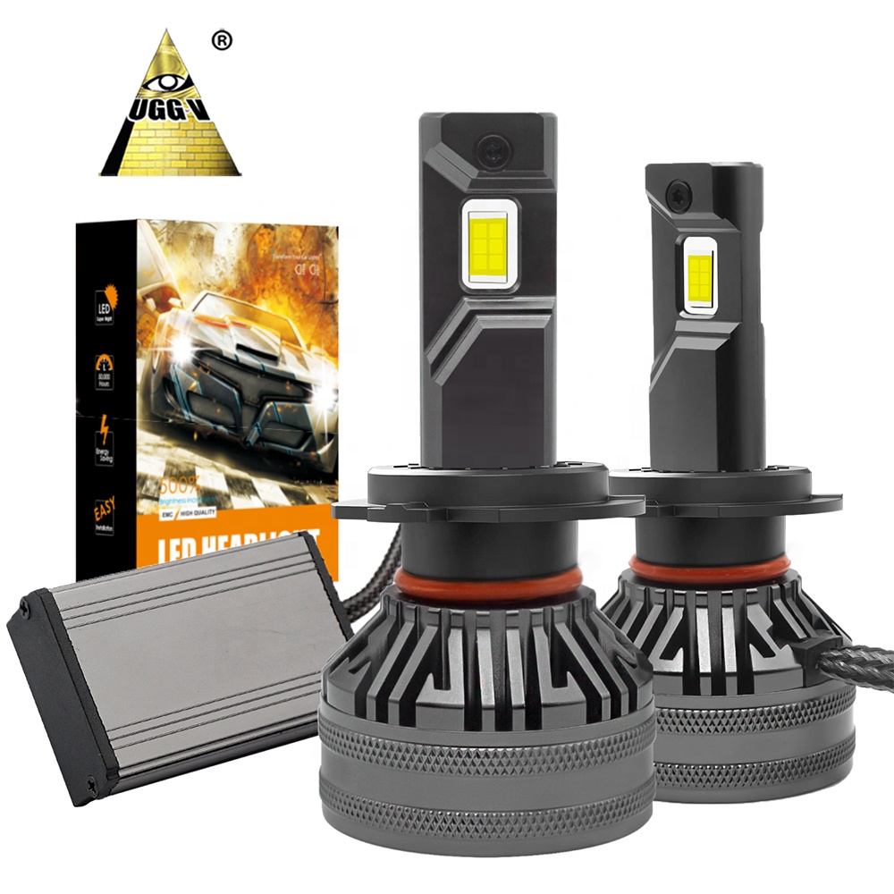 12V 90 IP68 Headlight Conversion Kit with E22 LED Chip Mini Projector 6500K LED Light EV Brand New for Cars H7 300 Watt Led UGGV