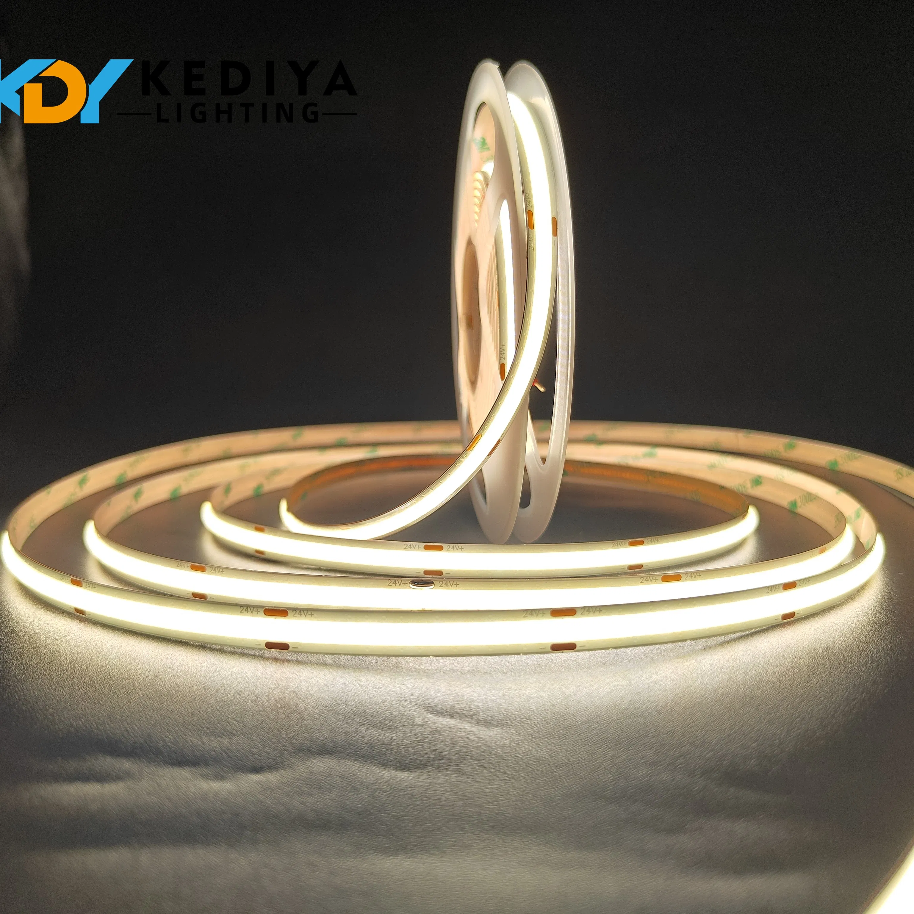 Dimmable 24V COB LED Strip Lighting for Home and Office