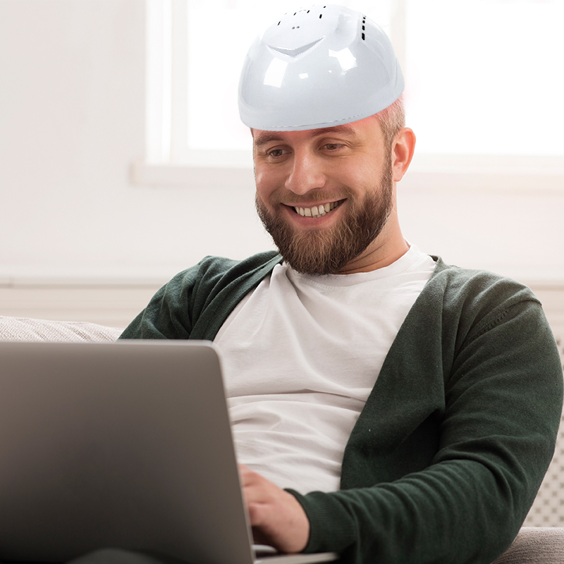 Suyzeko 810nm Photobiomodulation Parkinson Curing Infrared Light Therapy Helmet