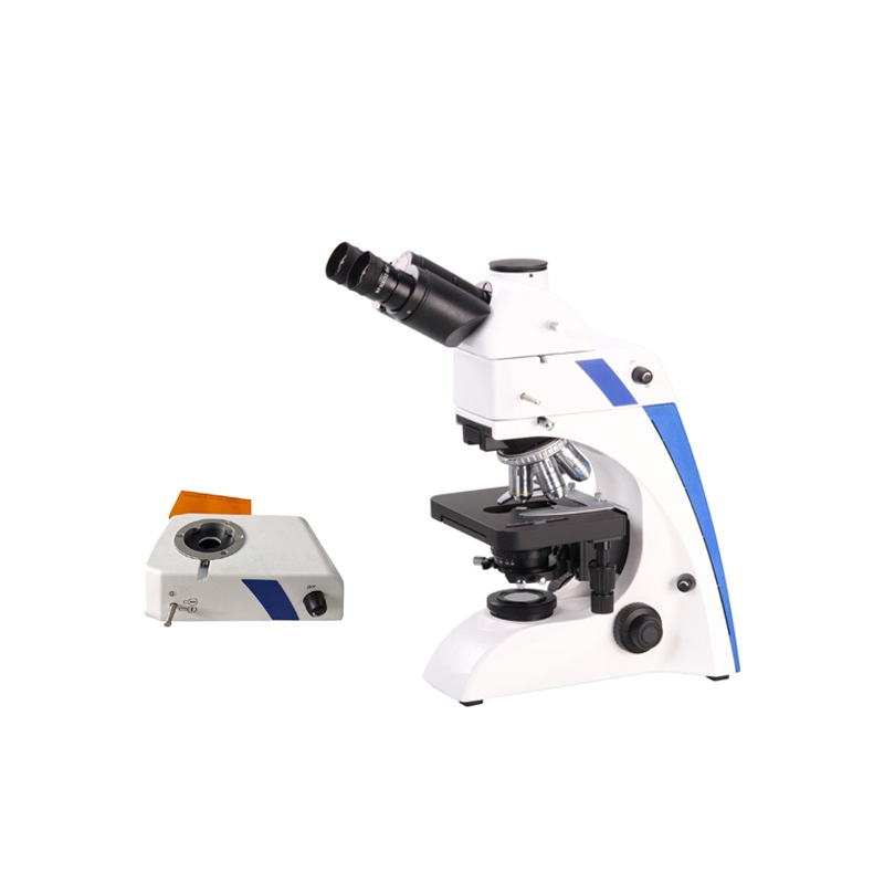 Biological fluorescent Microscope with 5W LED Fluorescent Built-in Media Device