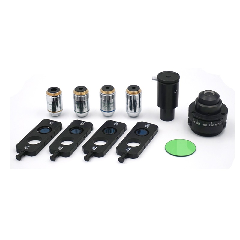 Biological fluorescent Microscope with 5W LED Fluorescent Built-in Media Device