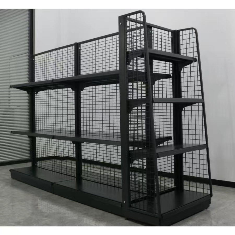 Reliable Store Fixture with Heavy-Duty Display Shelves for Merchandising