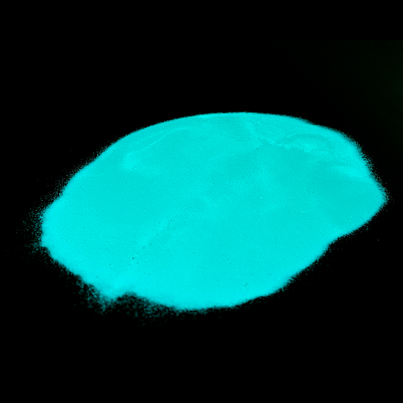 Blue-Green Photoluminescent Phosphorescent Glow Luminous Pigment