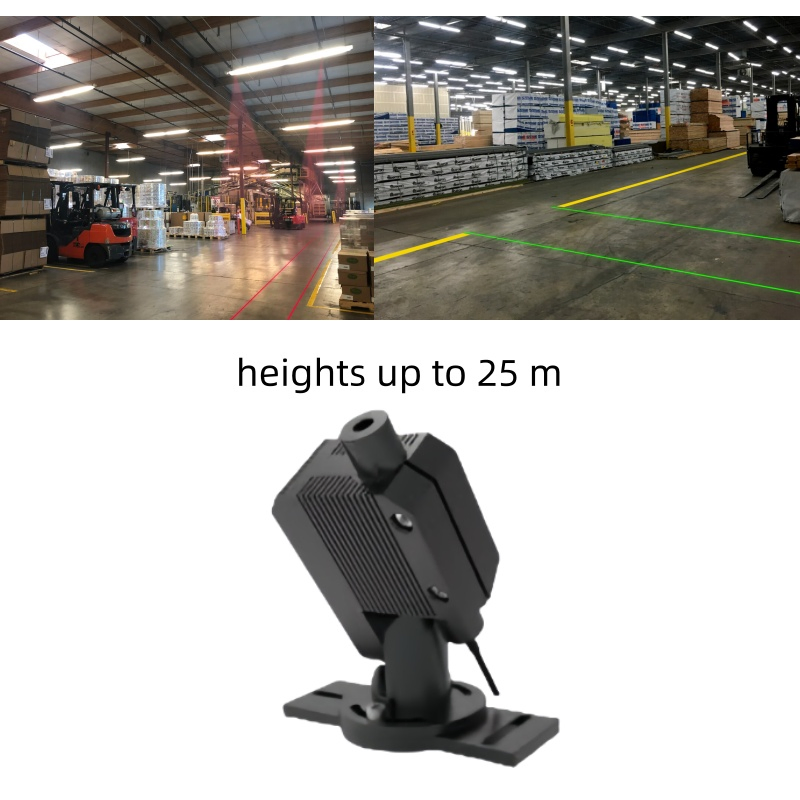 High-Intensity IP65 Waterproof Laser Line Light Red Blue Green 25m Range for for Shipyard Gantry Cranes