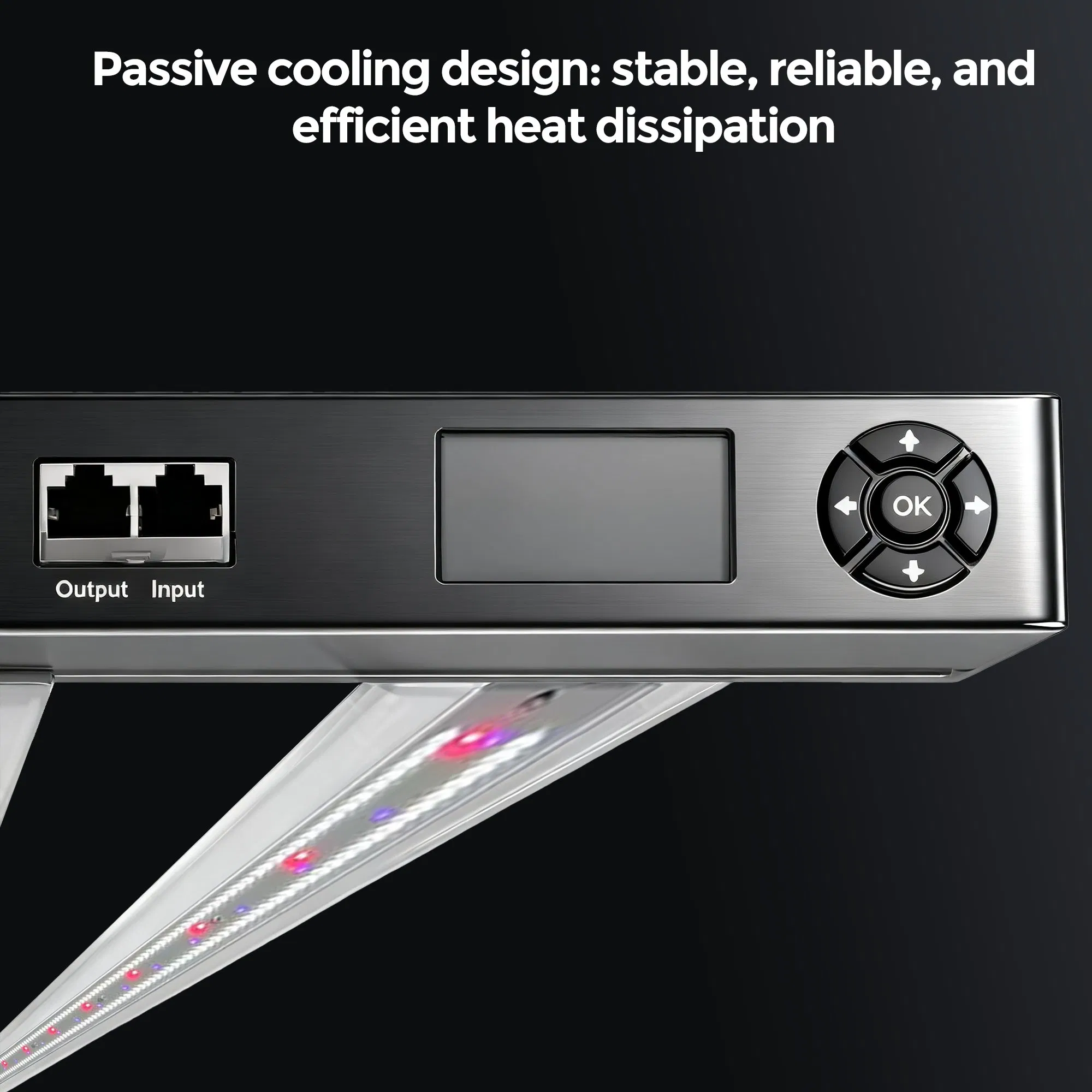 High PPE 2.8 Full Spectrum LED Grow Light with UVA 660nm Red for Greenhouse Horticulture