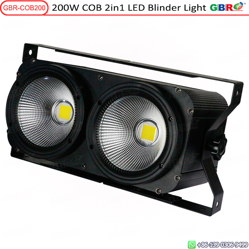 Gbr-COB200 2in1 200W COB LED Blinder Light