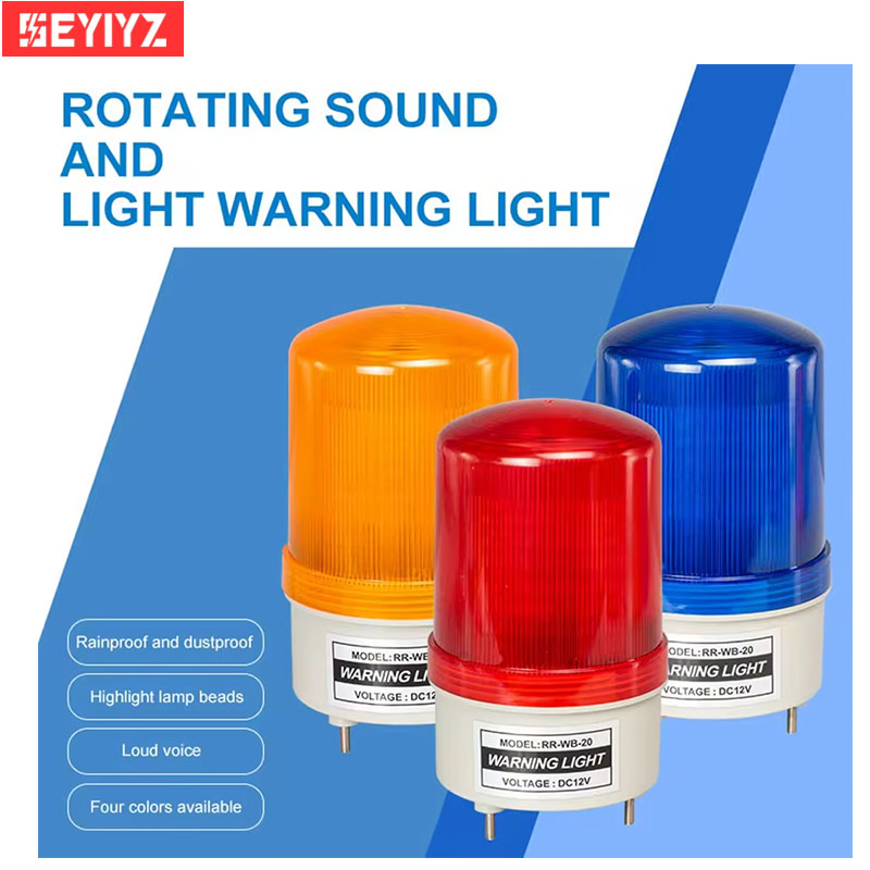 LED-1101 Red Yellow Green Blue Warning Light Lamp Rotating Industrial Warning