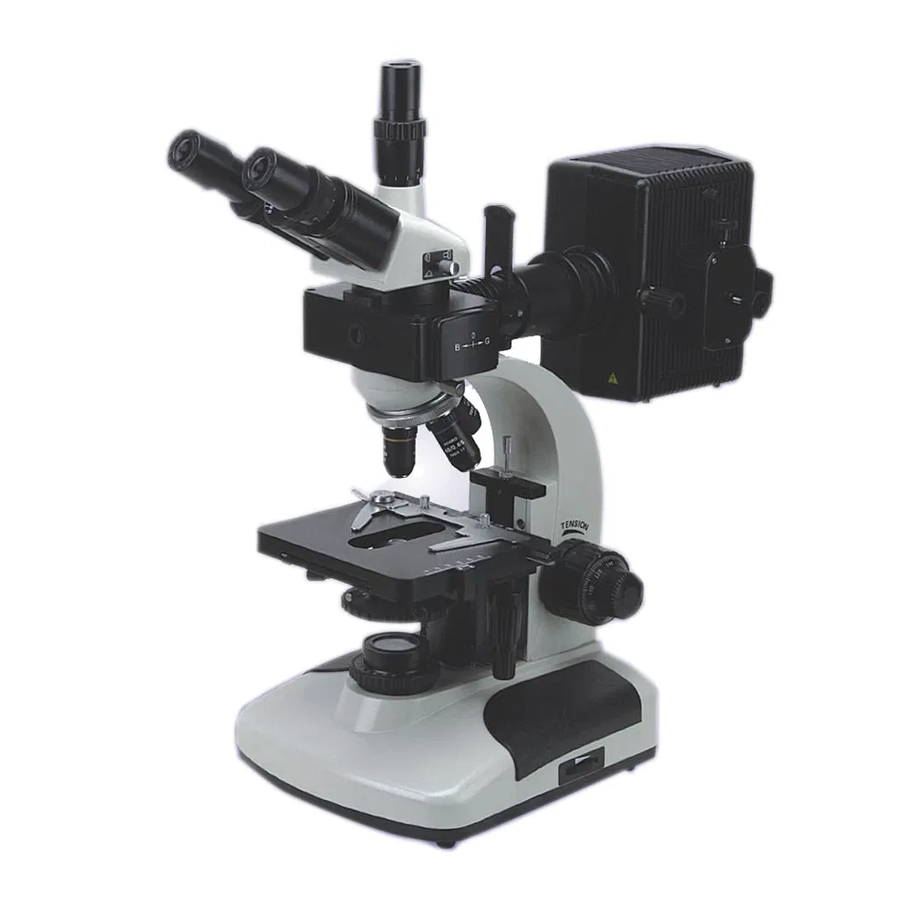 Portable LED Fluorescence Biological Microscope Trinocular Fluorescent Microscope