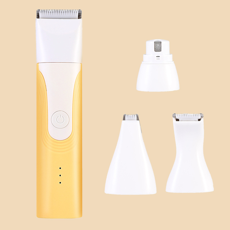 4 in 1 Electric Cordless Pet Hair Clippers Portable Pet Grooming Kit