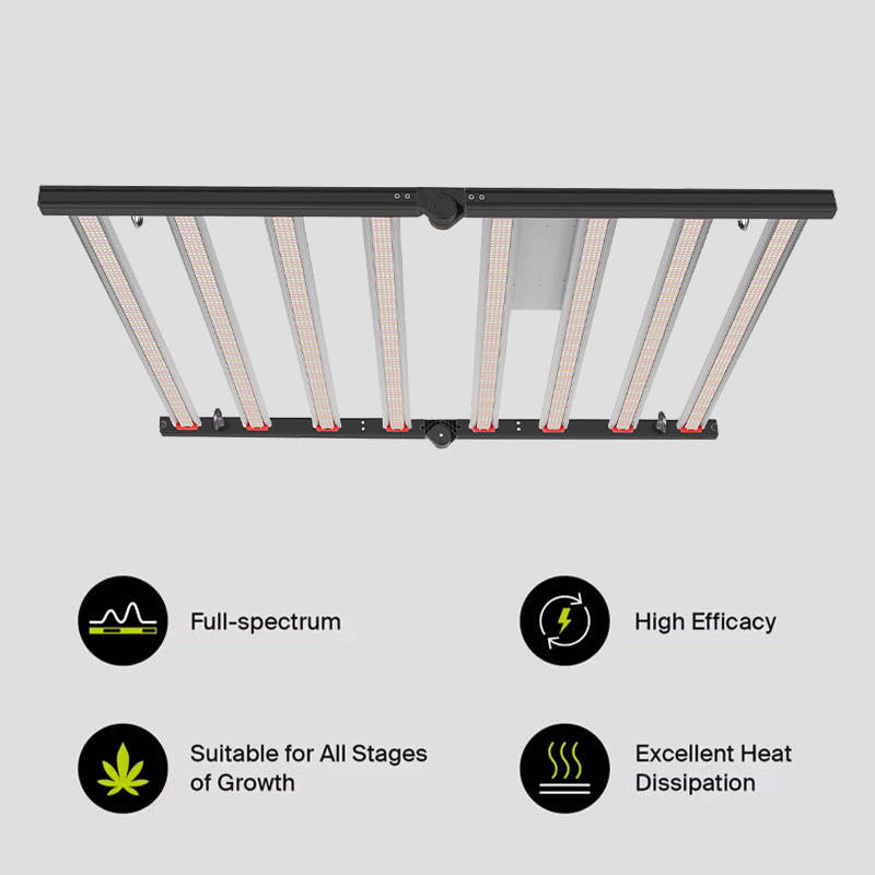 2025 New Trending Grow Light Europe Shipping Full Spectrum Horticulture 301h 281b 600W LED Grow Light