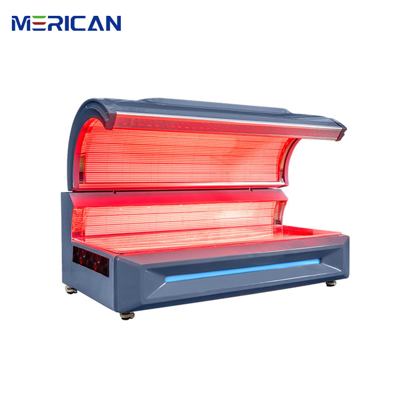 Merican Infrared LED Red Light Therapy Bed Equipment Wholesale OEM/ODM Wellness Beauty Salon Pain Relief Health Care PDT Photobiomodulation Machine