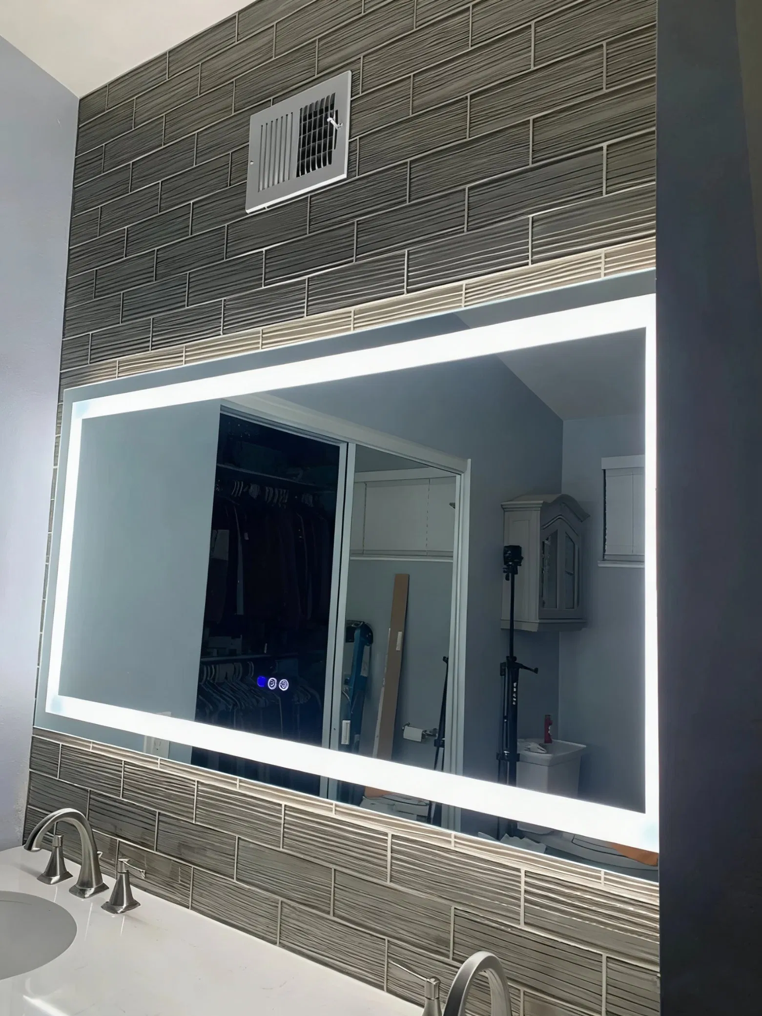 Smart Magic Mirror for Home, Bathroom &amp; Smart Spaces Made by Glass Factory