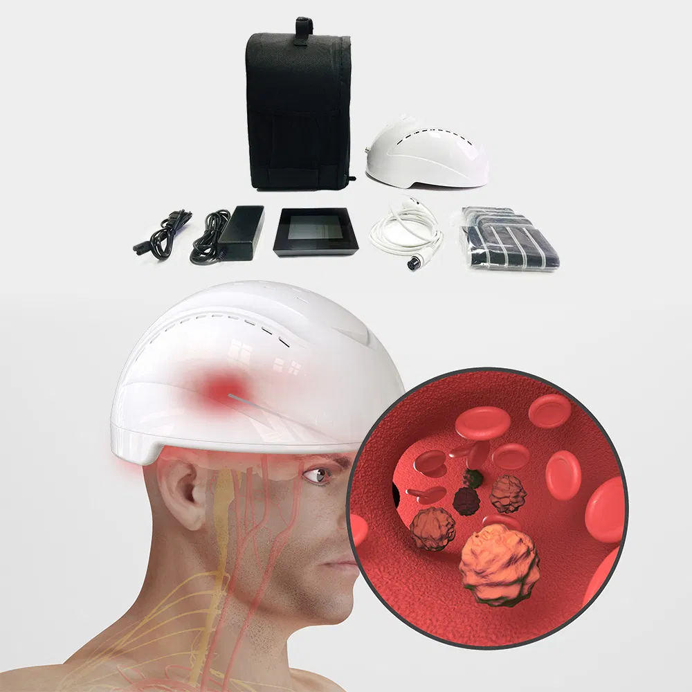 Suyzeko Neurotherapy Brain Stimulator Therapy Machine 810nm Near Infrared LED Light Therapy Photobiomodulation Helmet for Autism