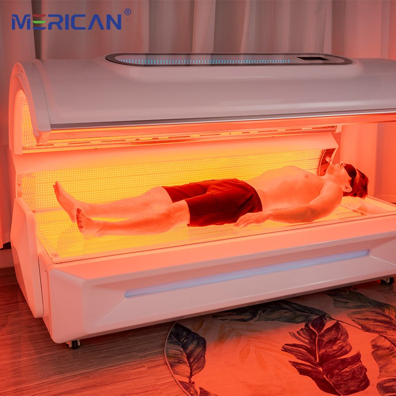 Medical Grade Red Light Therapy Bed Photobiomodulation Device for Pain Relief and Anti Aging Nir PDT Treatment