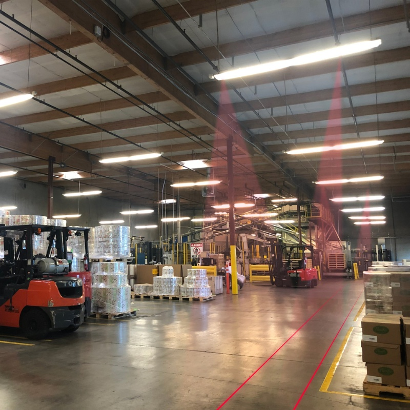 High-Intensity IP65 Waterproof Laser Line Light Red Blue Green 25m Range for for Shipyard Gantry Cranes