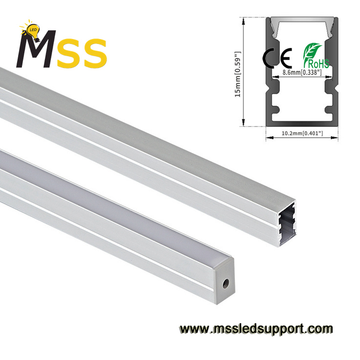 1015 Factory Price Aluminum Extrusion Profile LED Strip PCB 5mm 8mm
