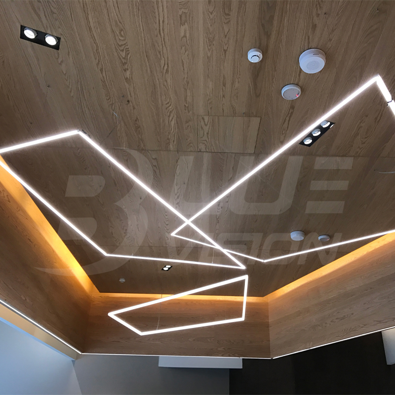 50W Modernize Space with Indoor Linear Lighting Aluminum Complementary LED Accessories