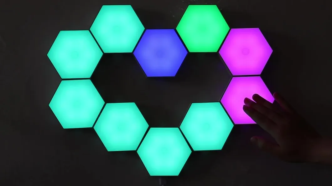 Hexagonal LED Light 13
