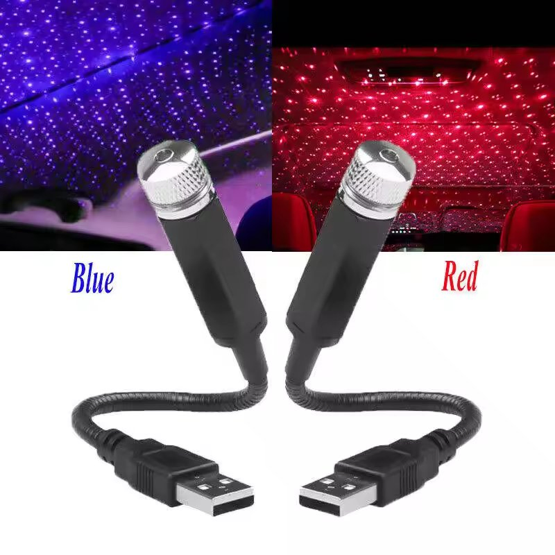 Car USB Ceiling Night Atmosphere Lighting Kit