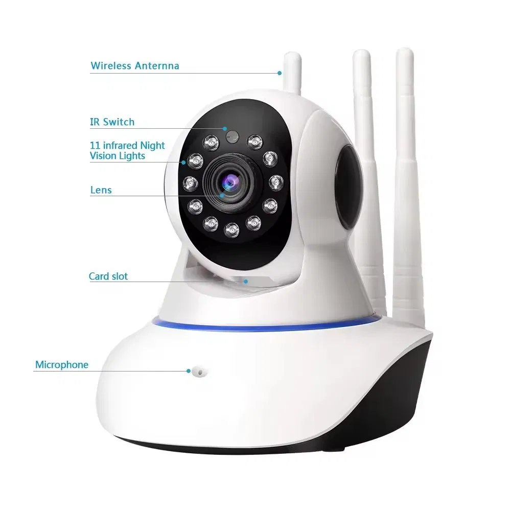 PRO 3MP WiFi IP Camera Indoor Surveillance Smart Home Wireless CCTV Security