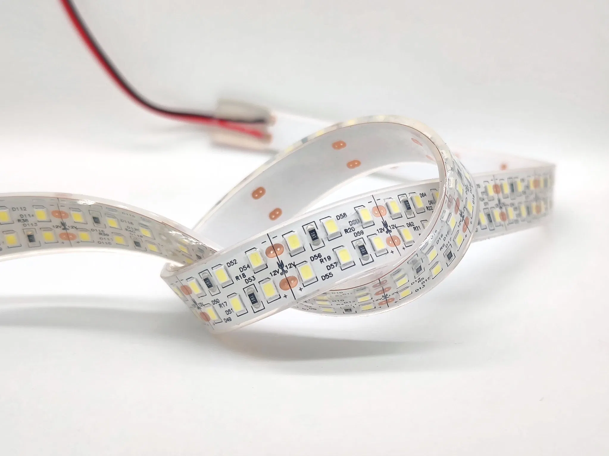 Dongguan Low Price Single/RGB Connection 5 Meters/Reel 60 LEDs/M 12/24V LED Strip Light