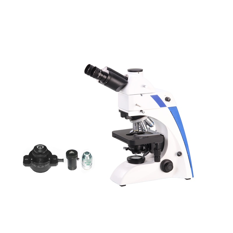 Biological fluorescent Microscope with 5W LED Fluorescent Built-in Media Device