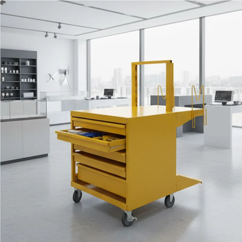 Innovative Merchandising Fixture with Adjustable Height for Modern Retail