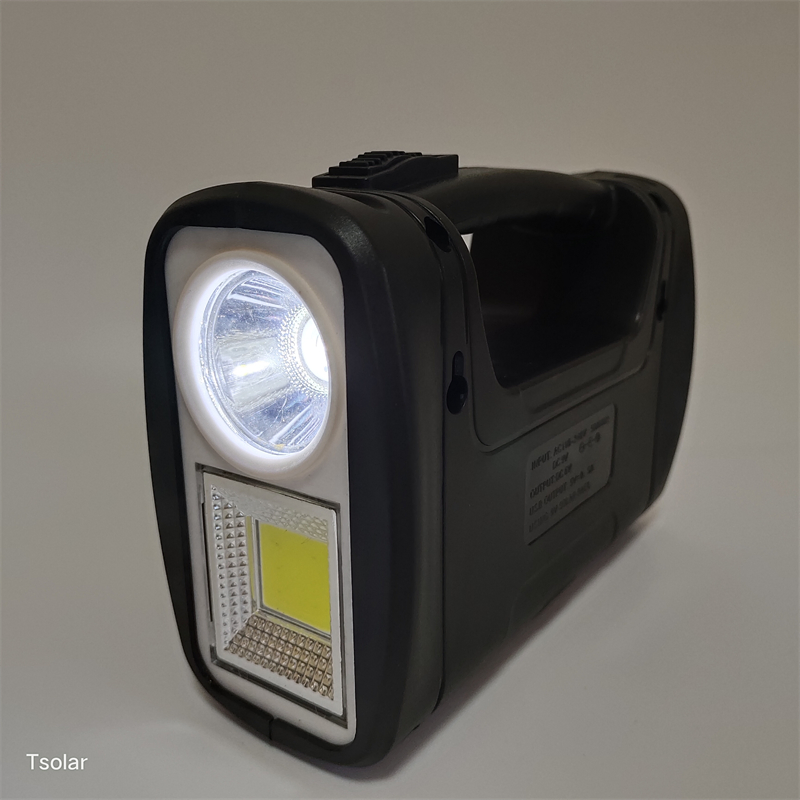 5W Portable Solar Panel Charger Kits for Portable Power Station Generator Cell Phones Camera Lamp 5V USB Flashlight