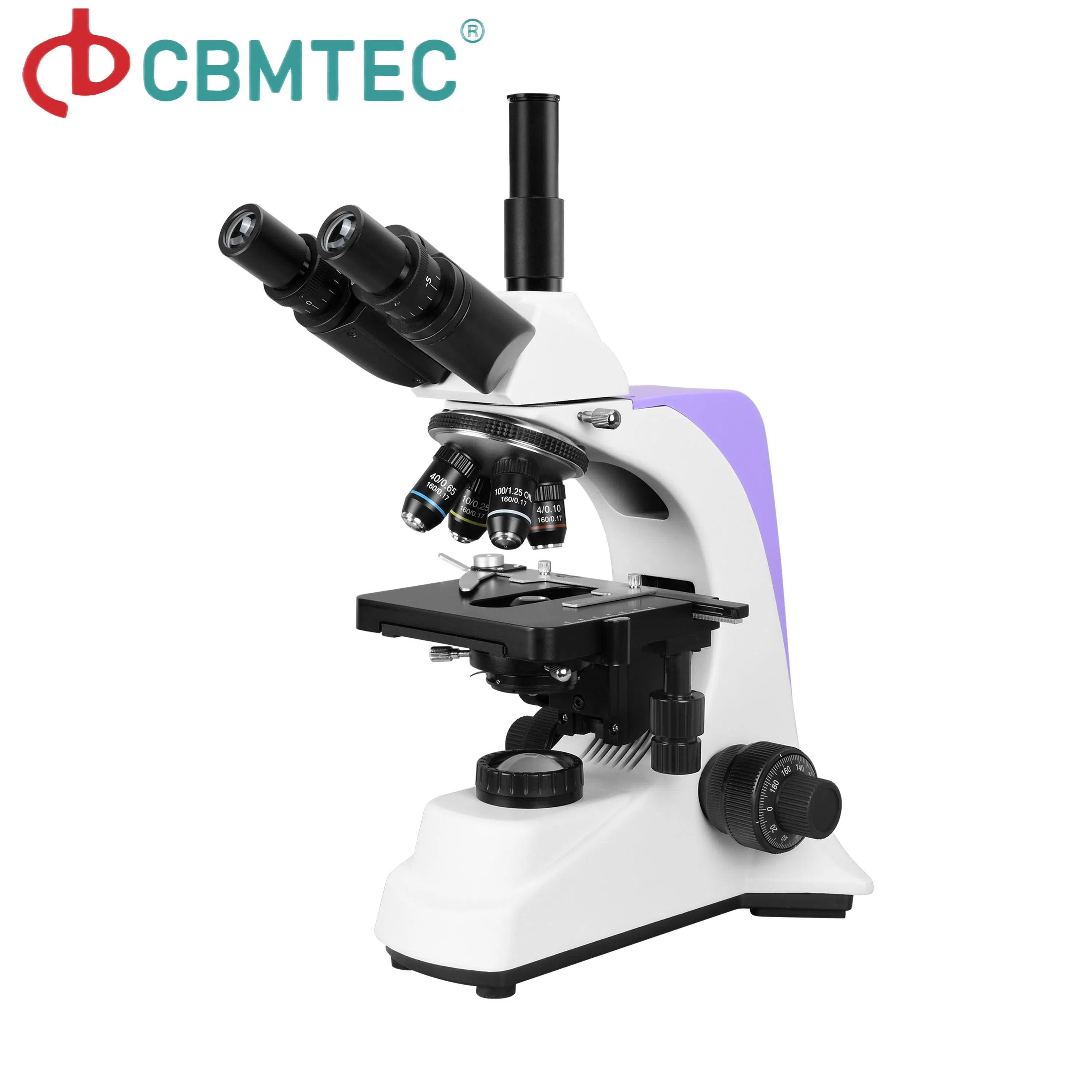 Trinocular Biological Microscope with Superior LED Lighting for Labs