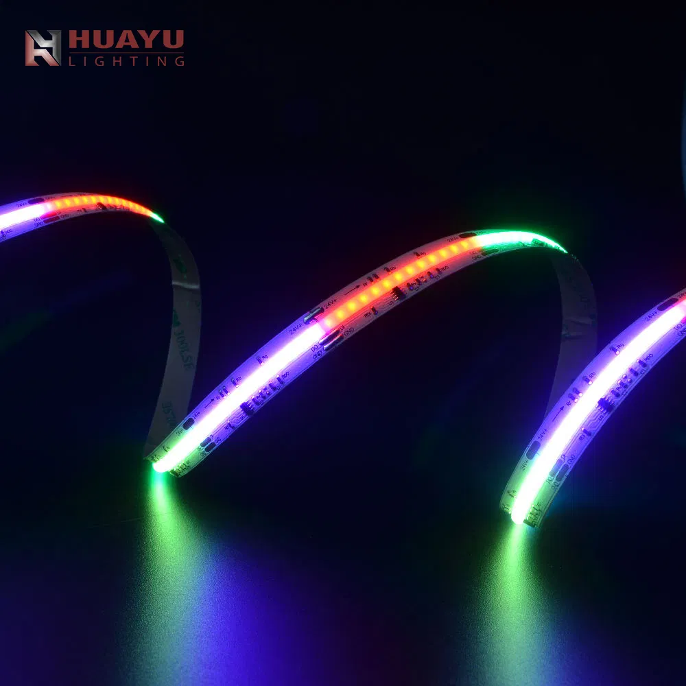 LED Strip High Density COB 896D Spi Programmable Single Color Dual White Tunable RGB Dynamic Lighting Solution