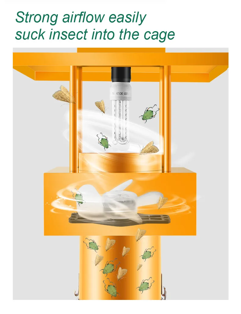 Solar Insect Killing Light Component