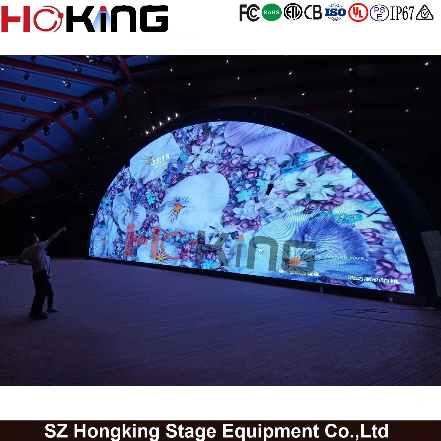 P4 Novastar System High Quality Indoor Fixed Events Show LED Display