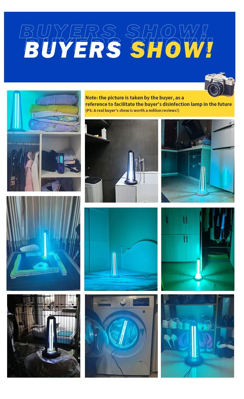 UV-C Disinfection Lamp with Ozone - Dual Action Sterilization Technology