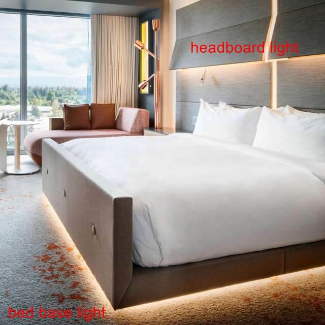 Bed Toe Kick Light Under-Bed Lighting Bedside Accent Lighting Ambient Bed Lighting Mood Lighting Decorative Bed Lighting Nighttime Navigation Lighting LED Strip