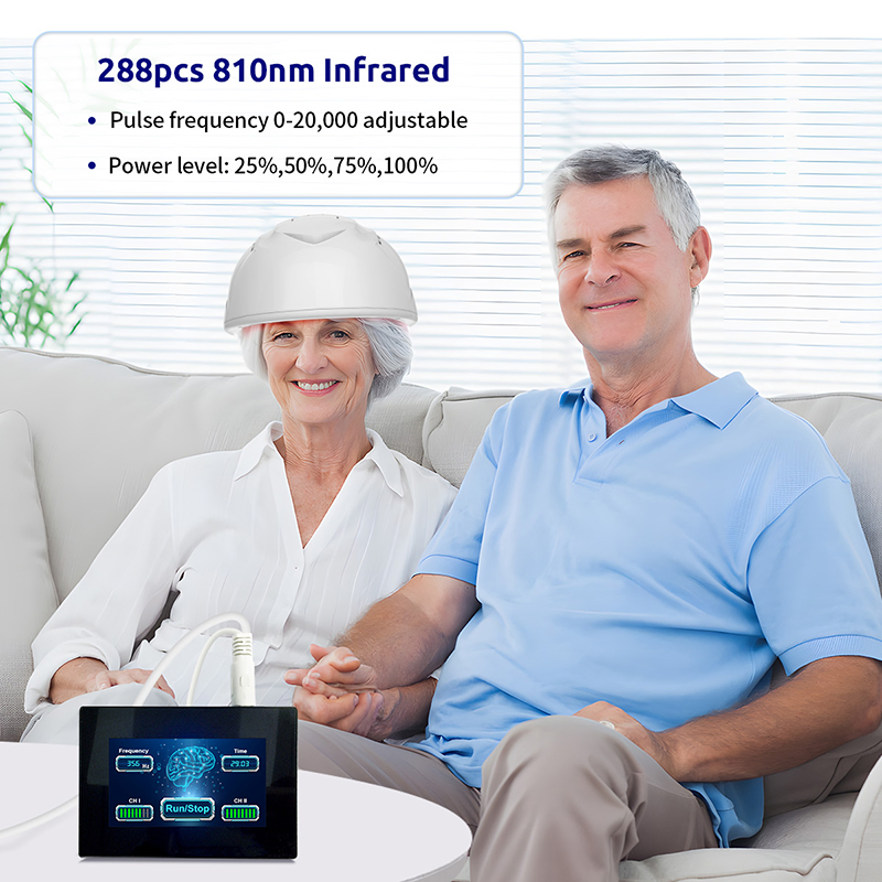 Suyzeko OEM Longevity Health 810nm LED Light Therapy Brain Photobiomodulation Helmet