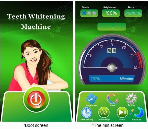 Professional Whitening Teeth Light with Tray MD885L Blue &amp; Red &amp; Purple LED