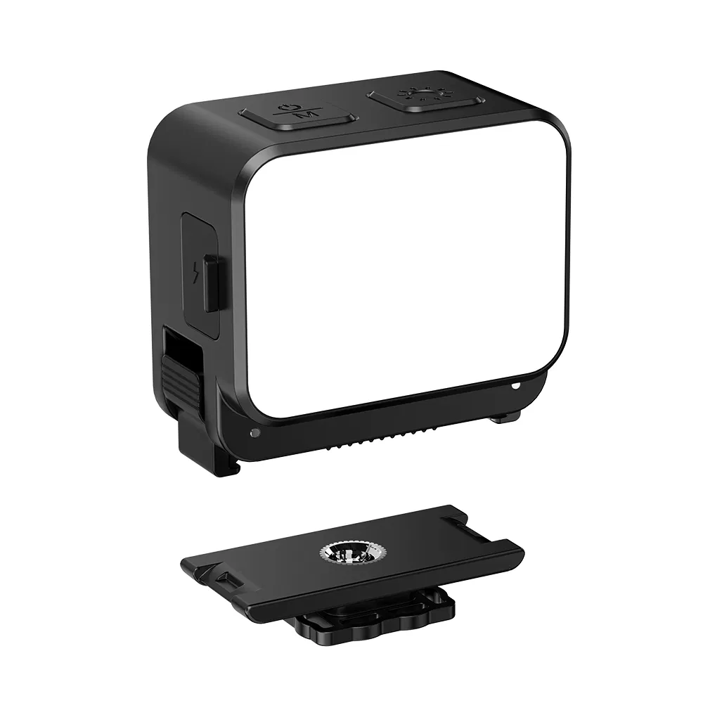 Flymile Action Camera Fill Light - for Dji Pocket 3, Ipx4 Waterproof, Magnetic Mount