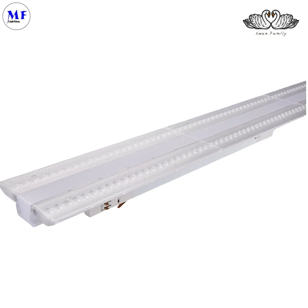 Factory Price 195lm/W IP54 Dali 2.0 20W/35W/50W/70W Modular Office Shopping Multi-Beam Linear LED Track Lighting for Retail Warehouse