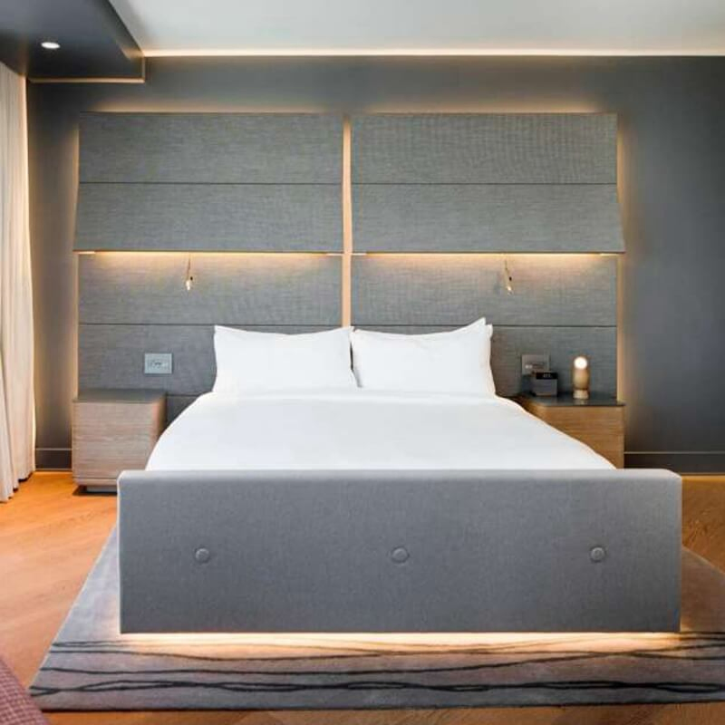 Bed Toe Kick Light Under-Bed Lighting Bedside Accent Lighting Ambient Bed Lighting Mood Lighting Decorative Bed Lighting Nighttime Navigation Lighting LED Strip