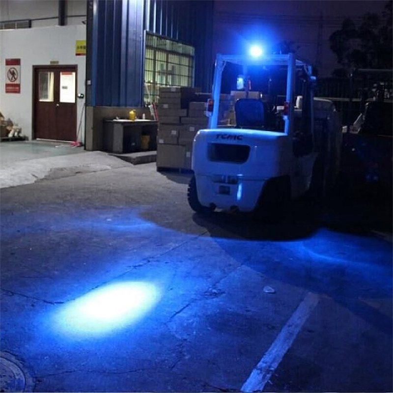 Forklift Red Blue Spot LED Warning Safety Lights Danger Alert Revers Lamp