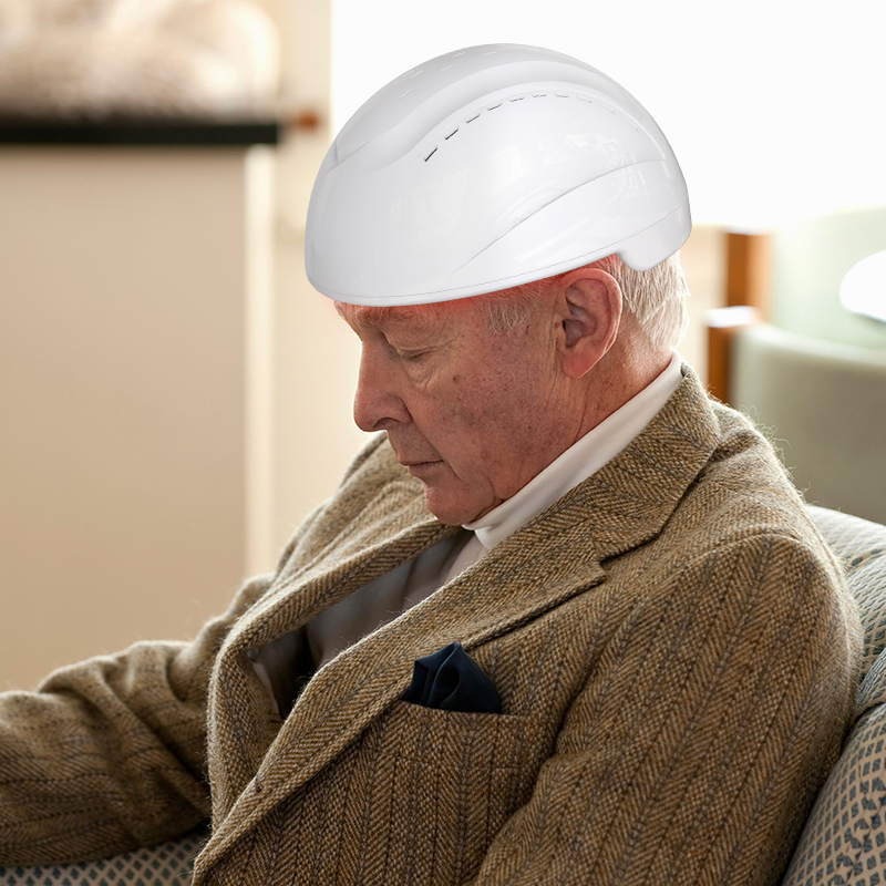 Suyzeko 810nm Photobiomodulation Parkinson Curing Infrared Light Therapy Helmet