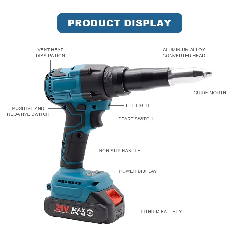 Electric Rivet Gun Usage