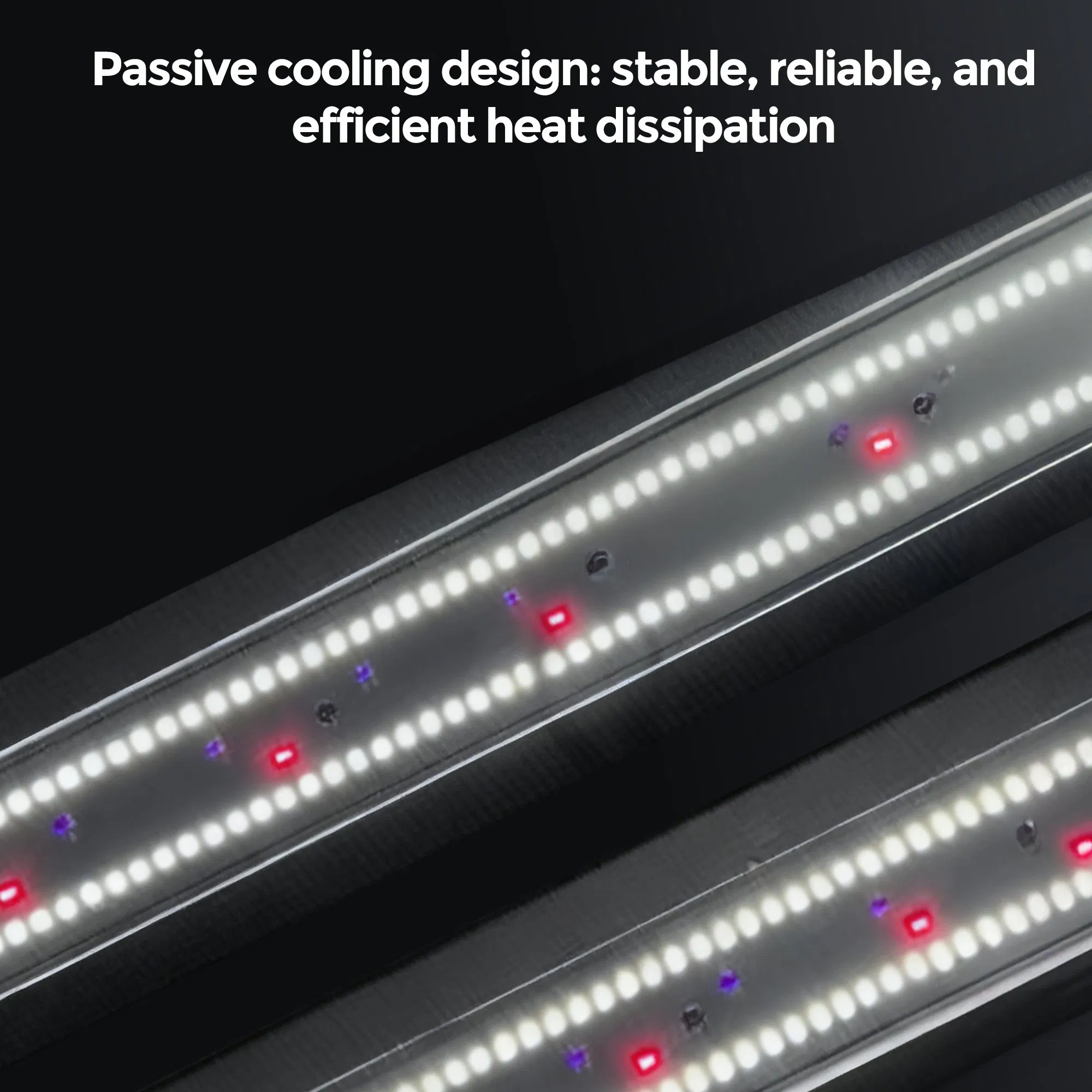 High PPE 2.8 Full Spectrum LED Grow Light with UVA 660nm Red for Greenhouse Horticulture