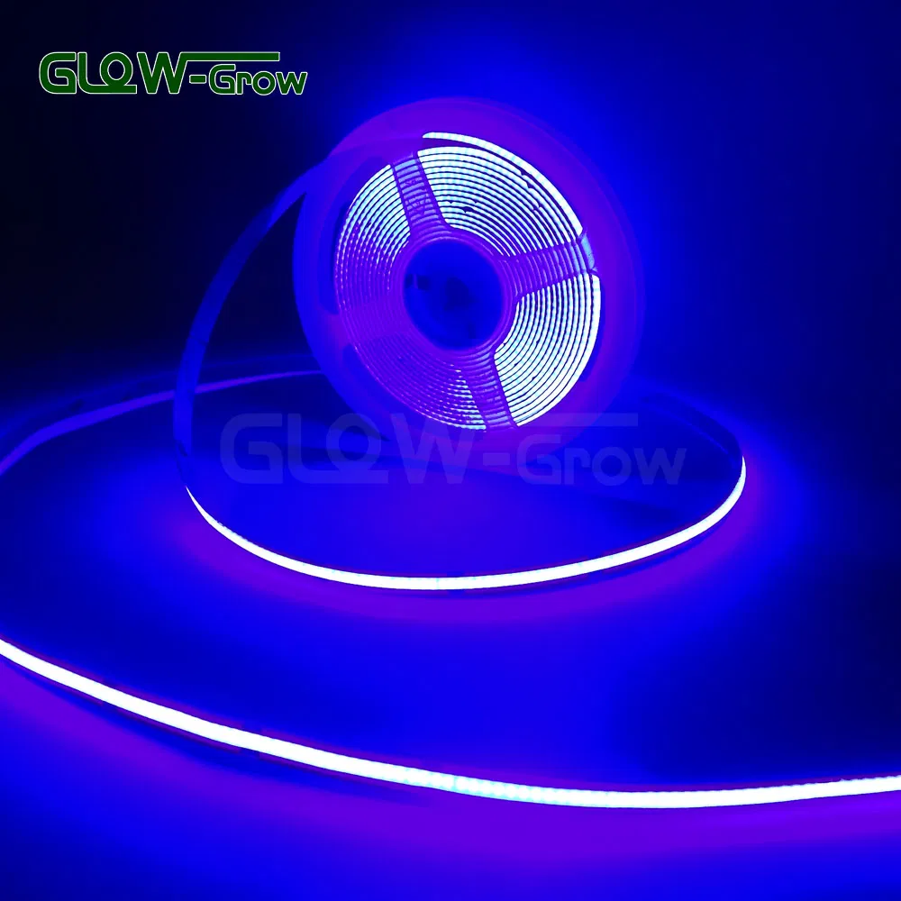Project Use Super Bright Blue 384LEDs Wholesale LED COB Flex Strip Light for Stair Decoration