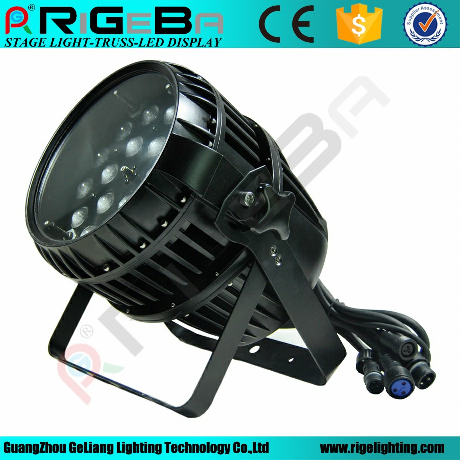 Outdoor Stage Lighitng 18LEDs 10W RGBW 4in1 Zoom LED PAR Light