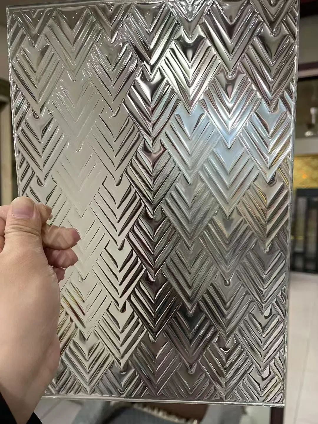 Unique Textured Hot Melt Glass Design for Stylish Decorative Applications