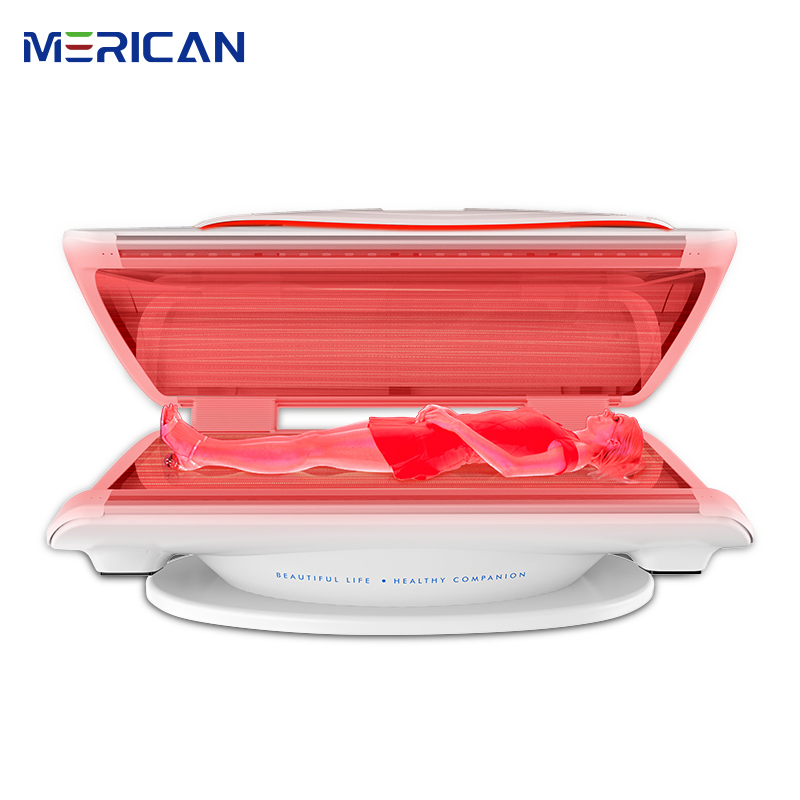 Merican Infrared LED Red Light Therapy Bed Professional Photobiomodulation Wellness Salon Equipment PDT Phototherapy Machine Factory Direct Sale