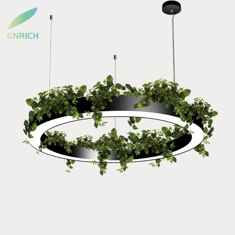 Biophilic Lighting LED Green Plants Pendant Dali Casambi Office Workspace Hotel Restaurant School